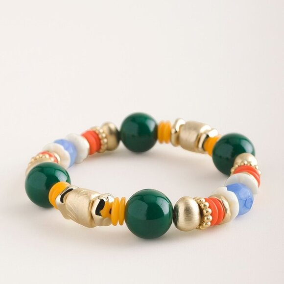 CHICO'S Frida Beaded Multi Color Stretch Bracelet - Picture 1 of 15